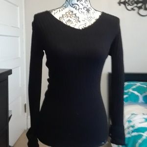 BCBG black v-neck sweater